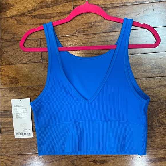 SOLD Size 10 Power Pivot Ribbed NWT new poolside blue lululemon - Picture 2 of 5